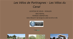 Desktop Screenshot of lesvelosdeportiragnes.com